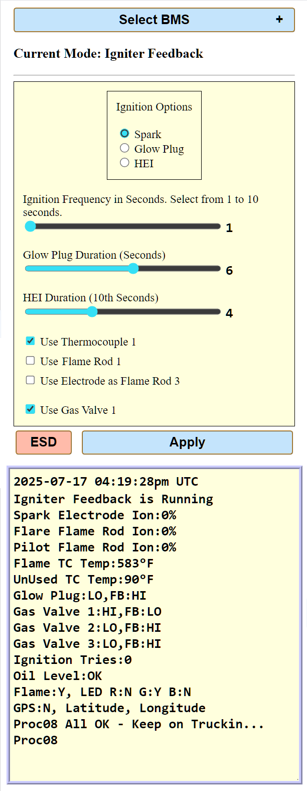 Flare Igniter with Feedback